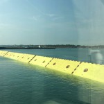 Test di movimentazione delle barriere, bocca di porto di Lido sud - 9 ottobre 2020