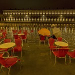 Disagi da acqua alta. Venezia, piazza San Marco, livello marea + 104 cm, 01-02-2014