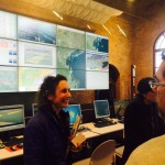 Elisabeth Kolbert alla Control room del Mose, Arsenale Venezia, 04-03-2015