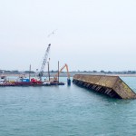 Bocca di porto di Lido nord, pulizia dei recessi della barriera do treporti - 13/14 marzo 2019