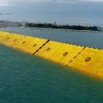 Messa in funzione del Mose contro l'acqua alta, barriera di Chioggia - 15 ottobre 2020