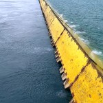 Messa in funzione del Mose contro l'acqua alta, barriera di Malamocco - 16 ottobre 2020